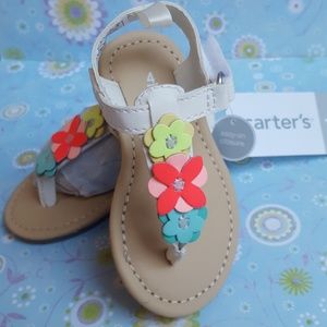 New Girls Carter's Sandals size 4